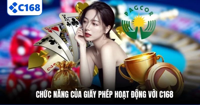 Giấy Phép Hoạt Động 4 Chức năng của giấy phép hoạt động với C168